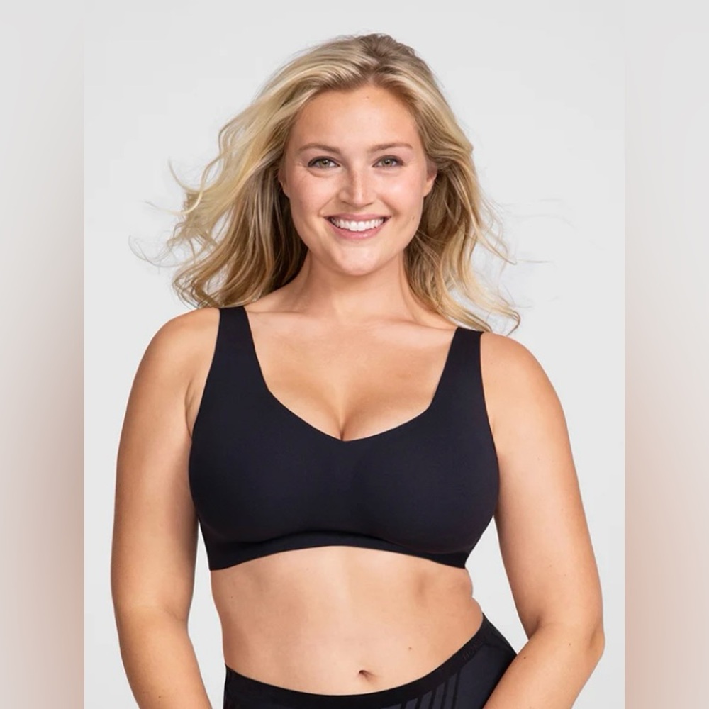 Honeylove v neck bra size 1x vamp color